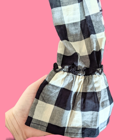 MARQUIS plaid babydoll dress - Picture 4 of 6